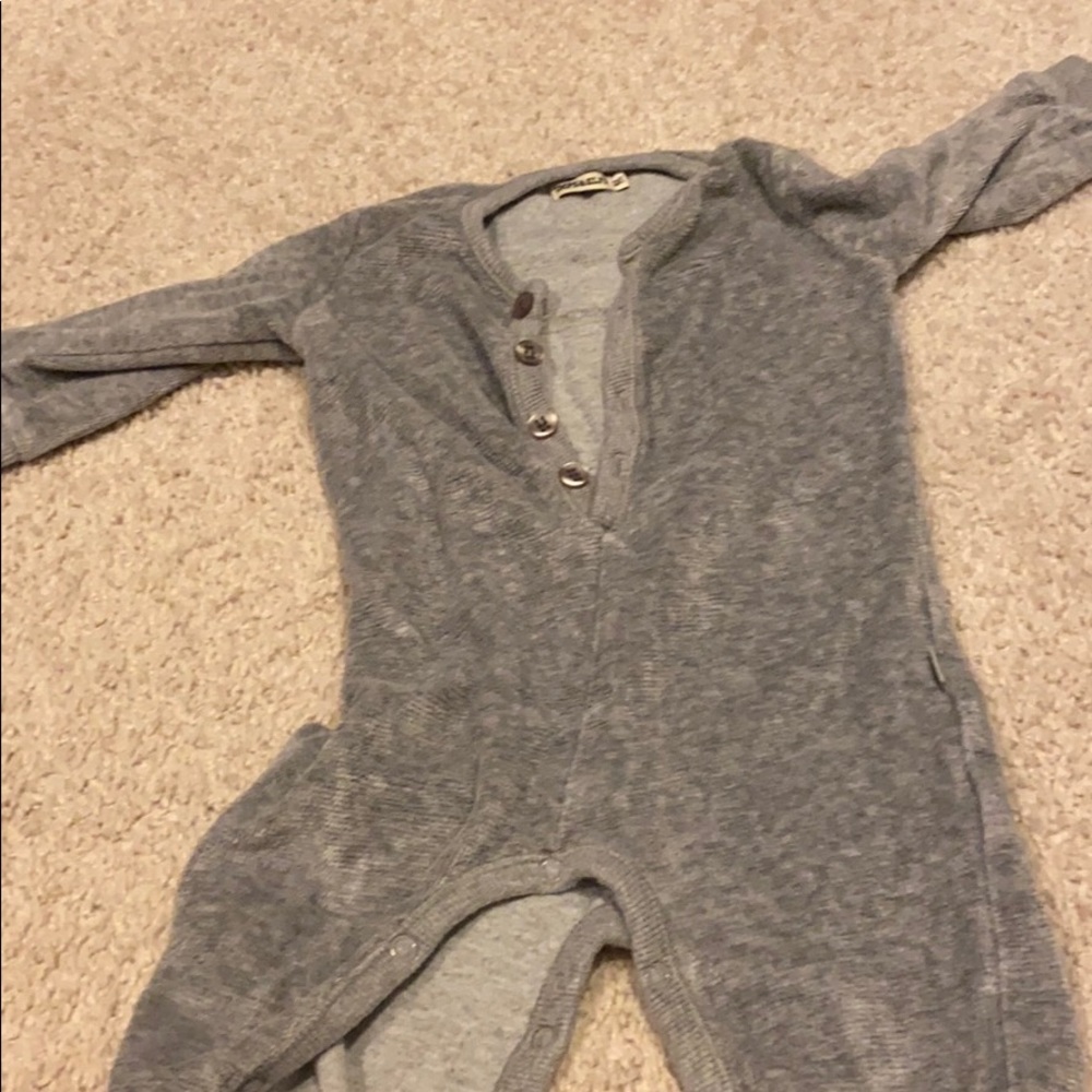 Velour onesie (3 months)